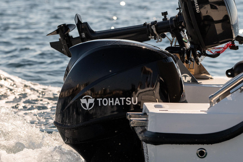 Chania City: No-License, Self-Drive Premium Boat Rental