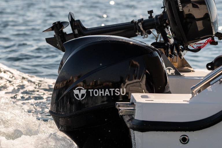 Chania City: No-License, Self-Drive Premium Boat Rental