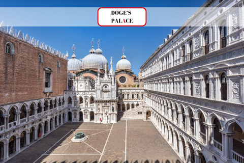 Venecia: Entrada a la Basílica, Palacio Ducal y Campanario