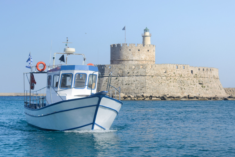 Rhodes: Fishing Trip, Snorkelling, BBQ, & Professional Guide