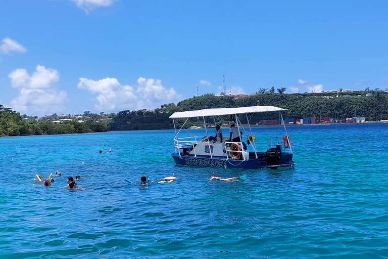 Sport acquatici Port Vila: Avventura di snorkeling sulla tripla barriera corallinaPort Vila: Avventura di snorkeling sulla tripla barriera corallina