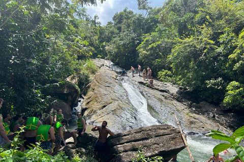 El Yunque Rainforest; Waterslides, Beach, Dine and Shop Tour El Yunque Rainforest Waterslides and Beach Tour