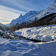 Chamonix-Tal – Geführte und private Schneeschuhwanderung (ganztägig)