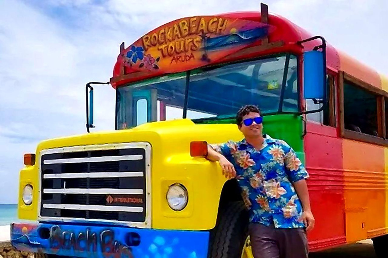 Aruba: Half Island Guided Bus Tour with Iconic Landmarks