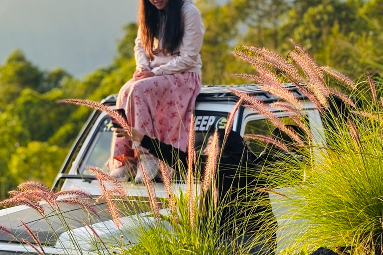Bali: Sunrise Tour by 4WD Jeep and Instagramable Cafe Enttrance Tickets to The Janu Natural Hot Spring