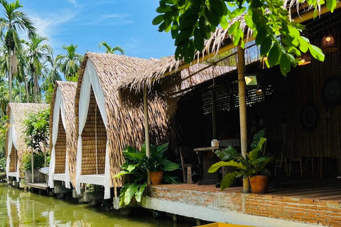 Bangkok: drijvende markt, Wat Sam Phran en cafés tourBangkok: Drijvende markt, Wat Sam Phran &amp; cafés tour