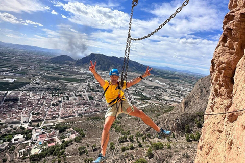 Alicante, Spanien Redovan Via Ferrata-klättringK2 (familjeavdelning)