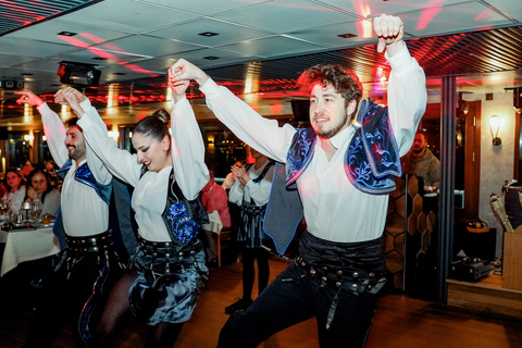 Istanbul: Luxury Dinner Cruise Pickup Include Menu + Soft drinks + Meeting point