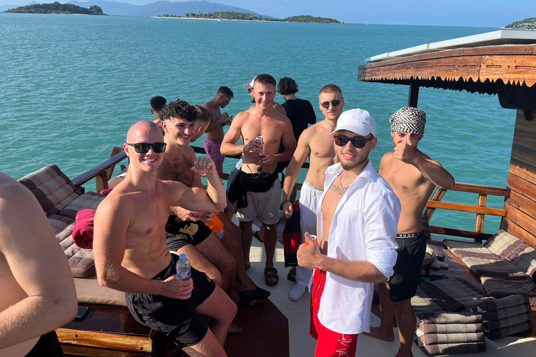 Koh Samui: Całodniowy rejs na wyspę Koh Phangan z zachodem słońcaKoh Samui: całodniowy rejs na wyspę Koh Phangan z zachodem słońca