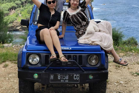 Sunrise at Nglanggeran Volcano, Jomblang Cave & Timang Tour