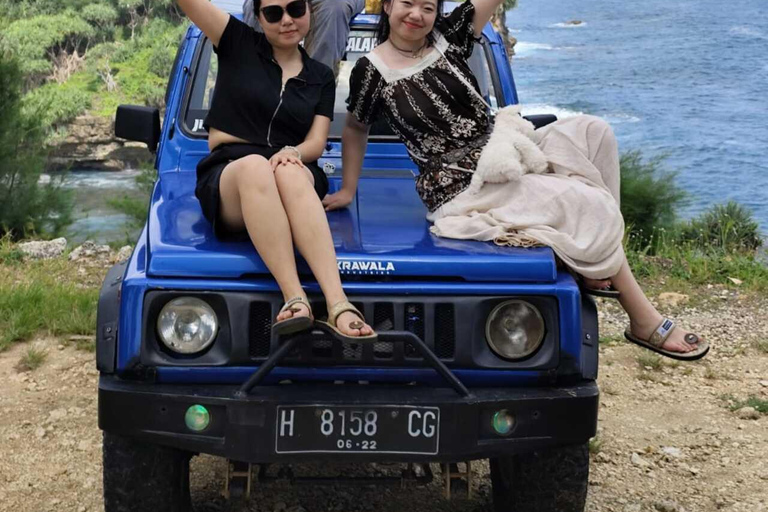 Sunrise at Nglanggeran Volcano, Jomblang Cave & Timang Tour