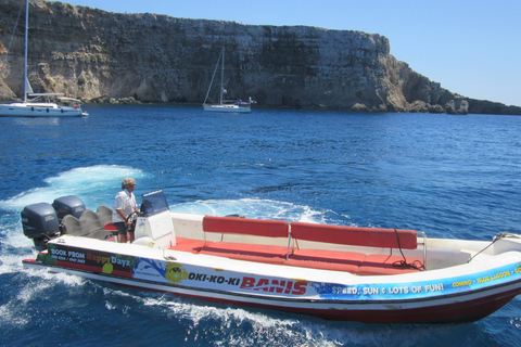 Malta: Blaue Lagune und Comino Höhlen Speedboat Tour