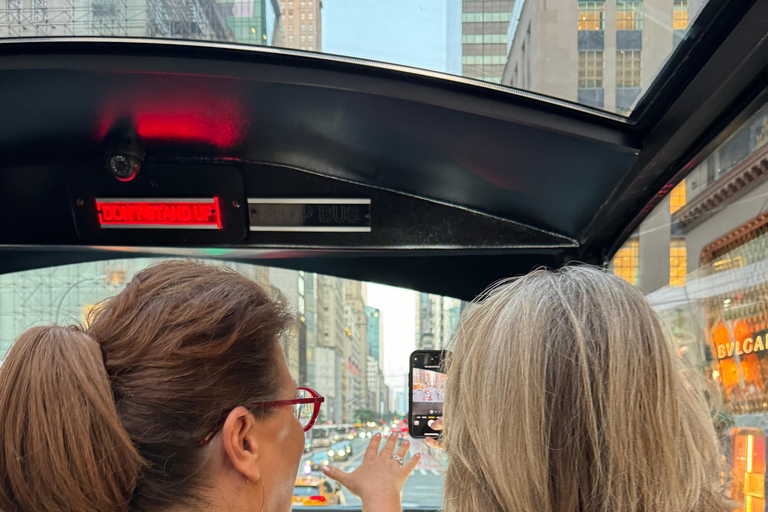 New York: Bustour voor fijnproevers in een luxe bus