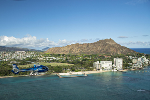 Honolulu : Le ciel bleu d&#039;Oahu en hélicoptère