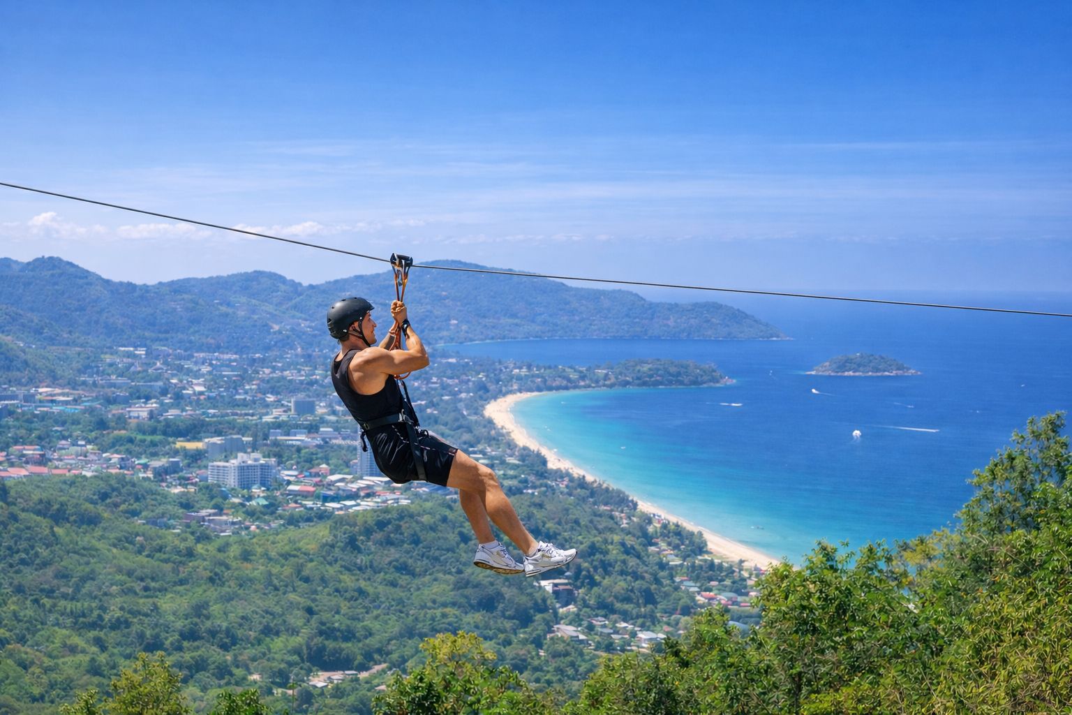 Phuket: Quad-Fahrt in den Patong-Bergen, Zipline-Abenteuer