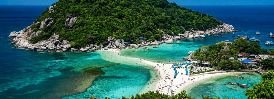 Depuis Koh Samui : excursion en hors-bord à Koh Tao et Koh Nang Yuan