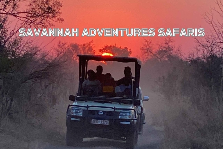 Victoria Watervallen: Safari gamedrive Savannah AvonturenTour met kleine groep