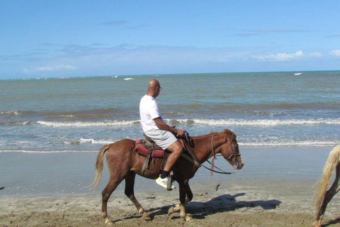 Puerto Plata: Horseback Tour of the Beach and Local Community