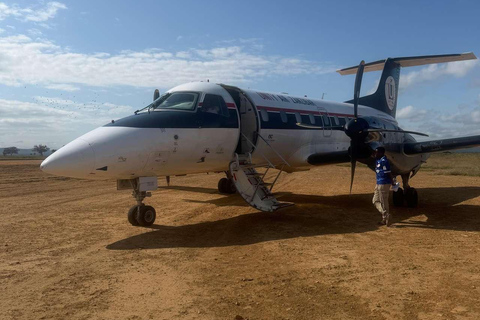 From Zanzibar: Mikumi Safari Day Trip with Flights and Lunch Mikumi Shared Safari without hotel transfer