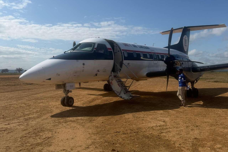 From Zanzibar: Mikumi Safari Day Trip with Flights and Lunch Mikumi Shared Safari without hotel transfer