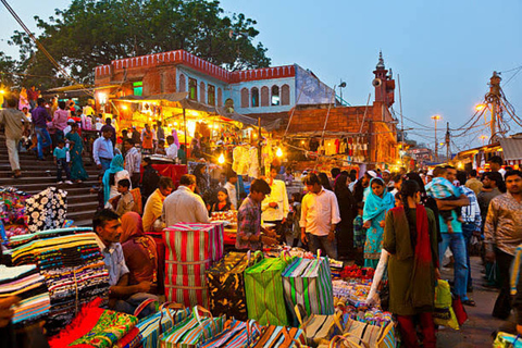 Delhi: Tour guiado particular de compras em carro A/C com trasladoTour privado de meio dia guiado por um especialista em compras