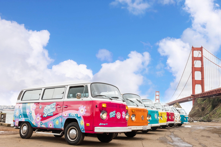 Tour per piccoli gruppi nella regione del vino su un autobus VW d&#039;epocaTour della regione vinicola per piccoli gruppi sull&#039;autobus VW vintage