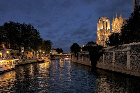 Paris: Illuminated Seine Night Cruise from the Eiffel Tower Paris: Illuminated Seine River Night Cruise & Free Postcard