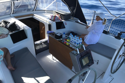 Sud de Grande Canarie : croisière de luxe en yacht en petit groupeCroisière en groupe de 4 heures l'après-midi