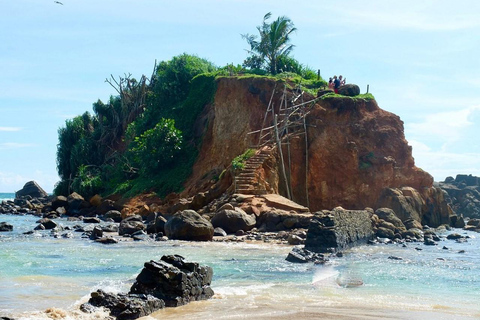 From Colombo: Mirissa Coconut Tree Hill, Beach & Rock Tour