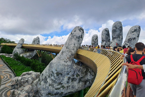 Golden Hand Bridge -Bana hills trip from Hoi An OR Da Nang