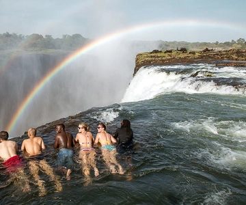 From Victoria Falls: Livingstone Island Tour & Devils Pool