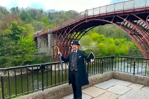Ironbridge: wycieczka z przewodnikiem z wiktoriańskim profesorem