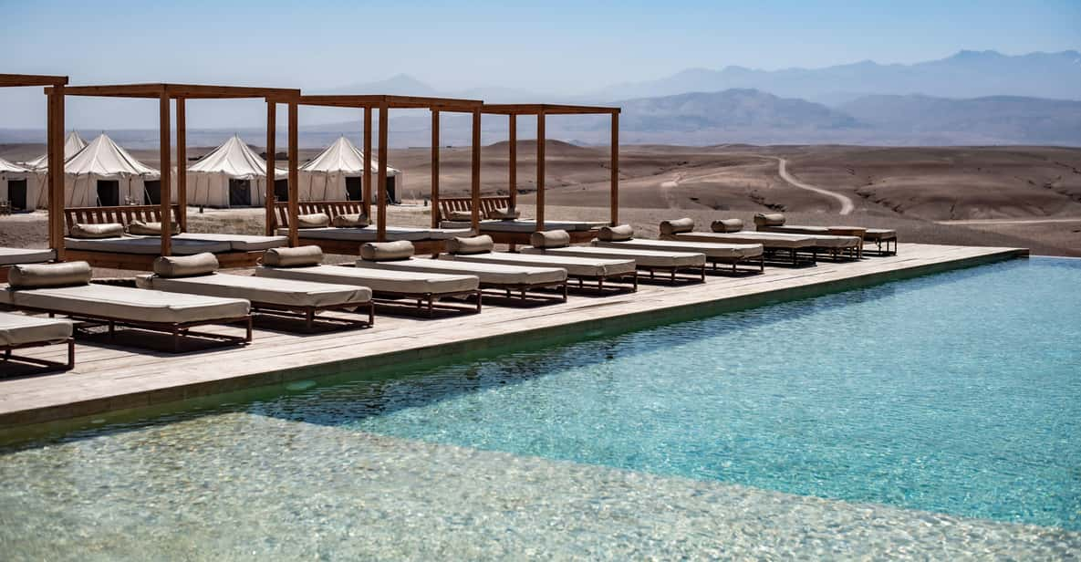 Marrakech: Agafay Desert Inara Camp Pool Day Pass with Lunch | GetYourGuide