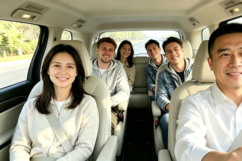 Beijing: Mutianyu Great Wall Shared 7-Seat Van Tour & Ticket Option 1: shared 7-Seat Van + Ticket --No Guide