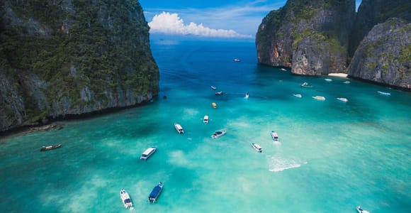 From Phi Phi: Maya Bay Half-Day Longtail Boat with Snorkeling