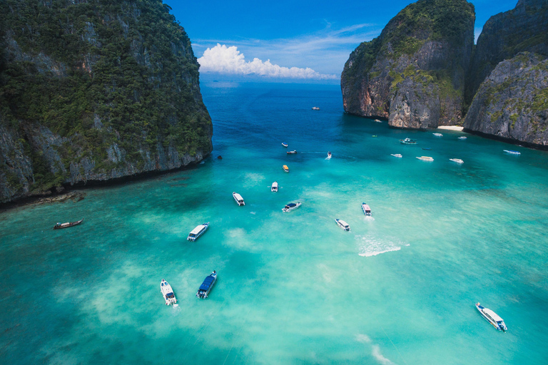 Phi Phi Maya Bay Medio día en barco de cola larga con snorkel