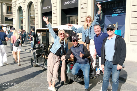 Tour della città di Firenze in golf cart e Piazzale Michelangelo