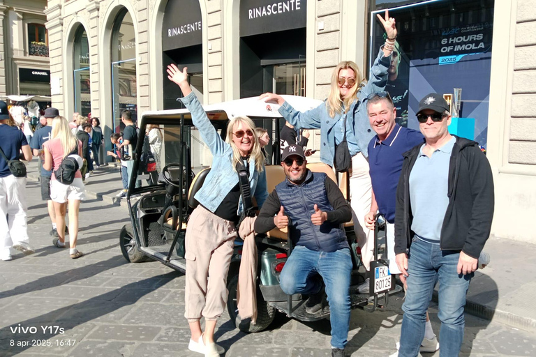 Tour della città di Firenze in golf cart e Piazzale Michelangelo