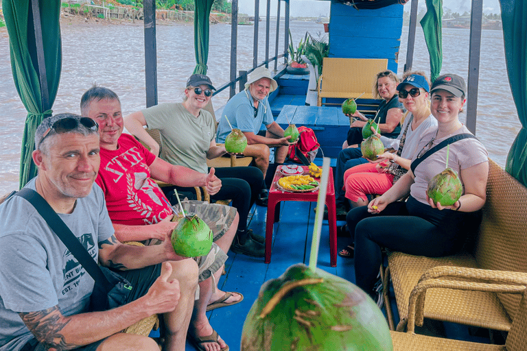 HCMC: Excursão menos turística de um dia pelo Delta do Mekong até Ben TreTour em pequenos grupos de 10 viajantes