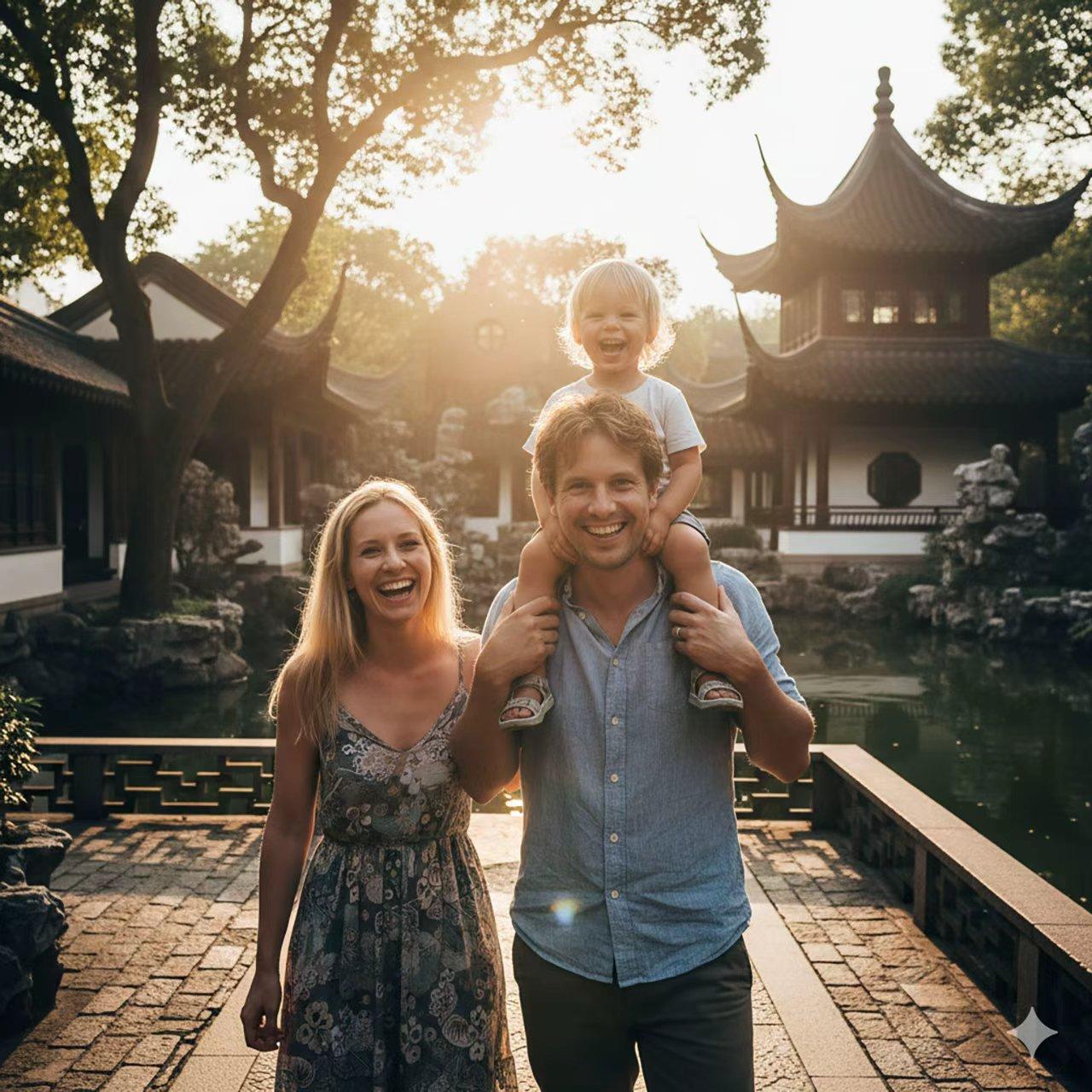 Shanghai-Erlebnis für Familien und Tour für Zwischenlandungen mit Auto