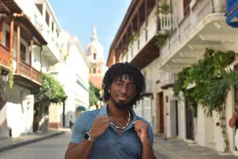 Fotosession in den Straßen von CartagenaFotosession in den Straßen von Getsemani bei Nacht