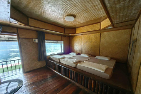 Overnight Floating Raft House Cheow Lan Lake & Coral Cave Private Tour: Double Air-con Room/Private Toilet - Old Wing