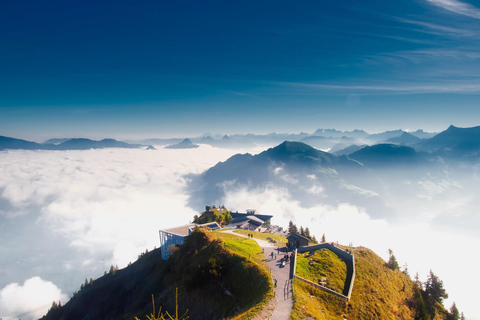 3 Mountains in 1 Day by Train, Cable Cars, Funiculars & Boat Excluding Train Tickets