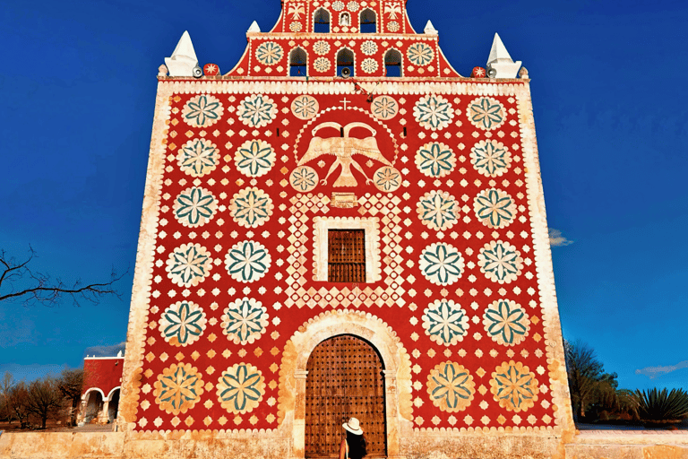 Z Riviera Maya: Wycieczka Ek Balam i Cenote z lunchem i odbioremZ Riviera Maya: Wycieczka, udogodnienia + lunch w pudełku + napoje