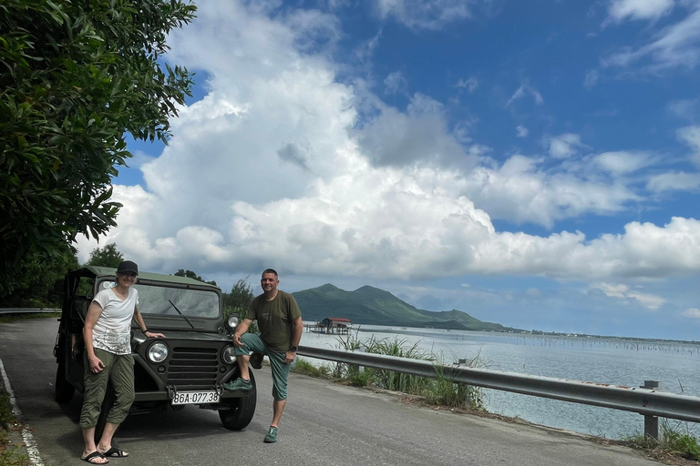 De Hue à Hoi An en jeep par le col de Hai Van avec des arrêts fabuleux