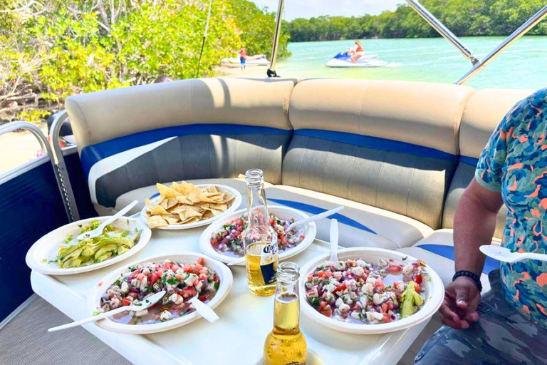 Cancun: Party Boat Adventure to Isla Mujeres8h