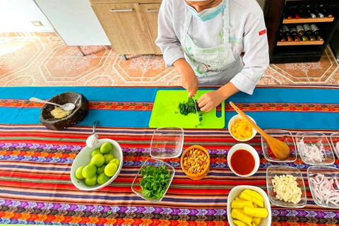 Aula de culinária peruana - Exploração culinária