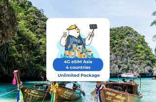 Südostasien: eSIM Mobile Datenplan (4 Länder)