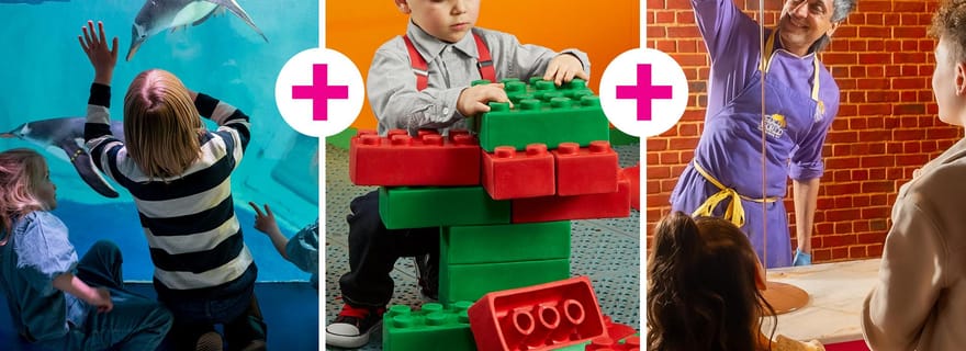 Birmingham : Cadbury World + SEA LIFE + LEGOLAND Discovery