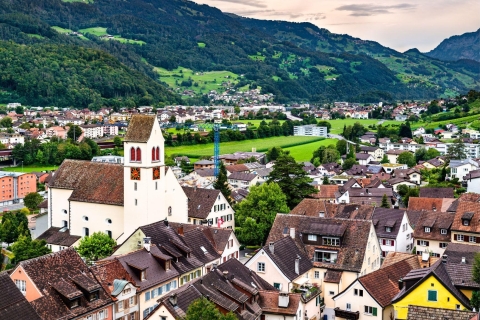 Zürich: Dagtrip Liechtenstein, Oostenrijk, Duitsland en ZwitserlandZürich:privétour met de auto naar 4 landen in één dag &Rijnwatervallen
